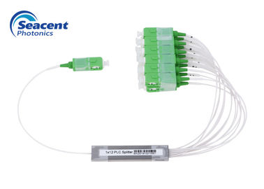 mini uniformité optique de la Manche de diviseur de PLC de la fibre 1x12 excellente avec le connecteur de SC/APC