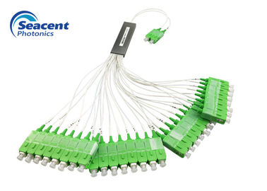 Tube en acier optique 2x32 de diviseur de PLC de fibre de design compact avec le connecteur de SC/APC