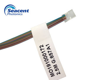 Rangée de fibre optique de haute précision, 24 pertes par insertion de rangée de fibre de cannelure de ch V basses