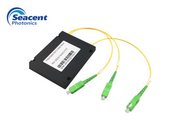 Diviseur optique 2.00mm de PLC du diviseur 1x2 de PLC de cassette de mode unitaire