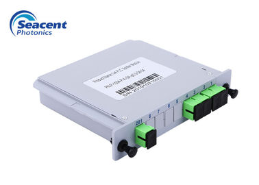 Type perte par insertion d'insertion de solution de Ftth optique de diviseur de fibre de PLC basse
