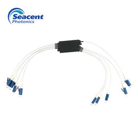 Mini CompactCWDM Mux Demux 8 ch pour perte par insertion de réseaux de télécom la basse