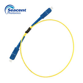 Duplex de corde de correction de mode unitaire de Sc 9/125µM de Sc avec le polonais ROHS d'UPC approuvé