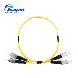 Mode unitaire duplex 0.5m de corde de correction 0.9mm avec le type de connecteur de Sc LC FC de St