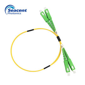 Corde de correction unimodale de fibre de Sc RPA de duplex pour le réseau de FTTH FTTB FTTX