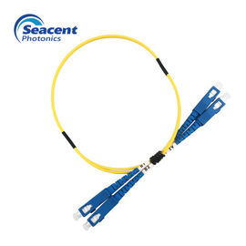 Corde de correction de fibre de mode unitaire du duplex 9/125µM, polonais de la corde de correction de Sc de Sc UPC