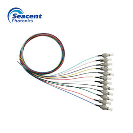 Poutre optique de couleur du polonais 12 du tresse approuvée par ROHS UPC de fibre avec le connecteur de FC/ST