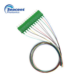 Connecteur optique de Sc RPA de tresse de fibre de haute précision, 12 - poutre de couleur