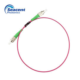 Certificat optique recto de la corde de correction de fibre de FC/APC Mutilmode LSZH ROHS