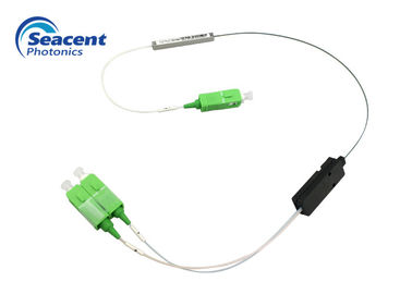 Fibre optique de forte stabilité du diviseur 1x2 de PLC de fibre au type à la maison de branche