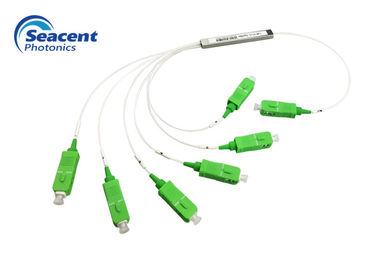 diviseur audio optique de diviseur optique de fibre de PLC 1x6/câble de fibre