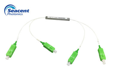 Séparateur optique de PLC de fibre de mode unitaire de diviseur de PLC de SC APC 1x8 pour FTTH