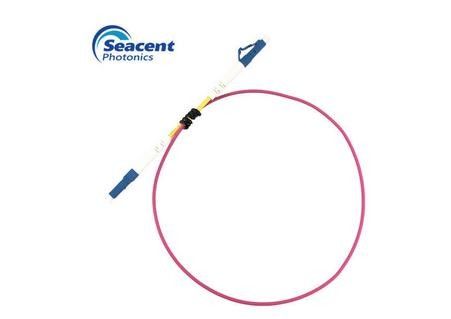 Sc LC 1m UPC Jumper Multimode Duplex Flame Retardant de fibre optique