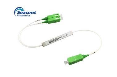 Type micro bonne uniformité du réseau 1x2 de coupleur optique passif de fibre de la Manche