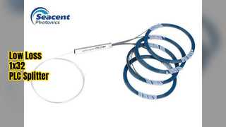 Réseau de fibre optique à faible perte de répartiteur PLC 1x32